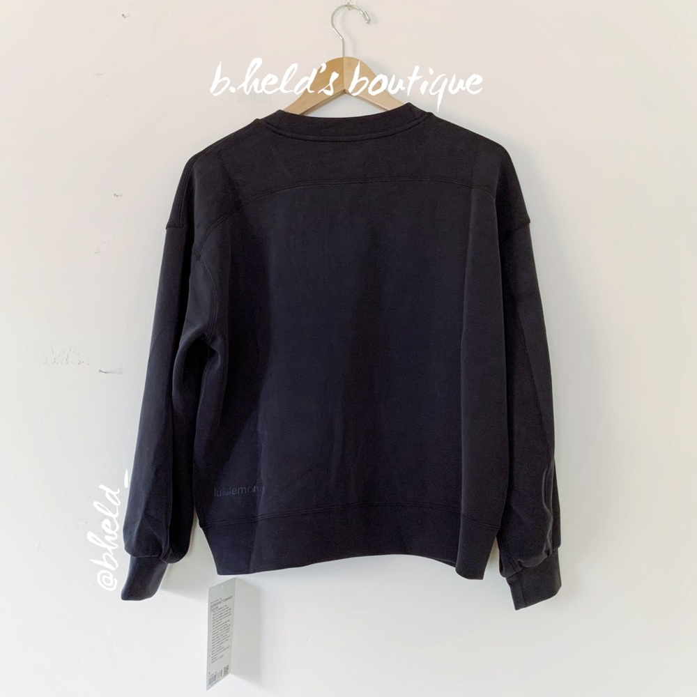 lululemon Softstreme Crewneck Pullover in Black Size 4 Brand New NWT - Picture 9 of 12
